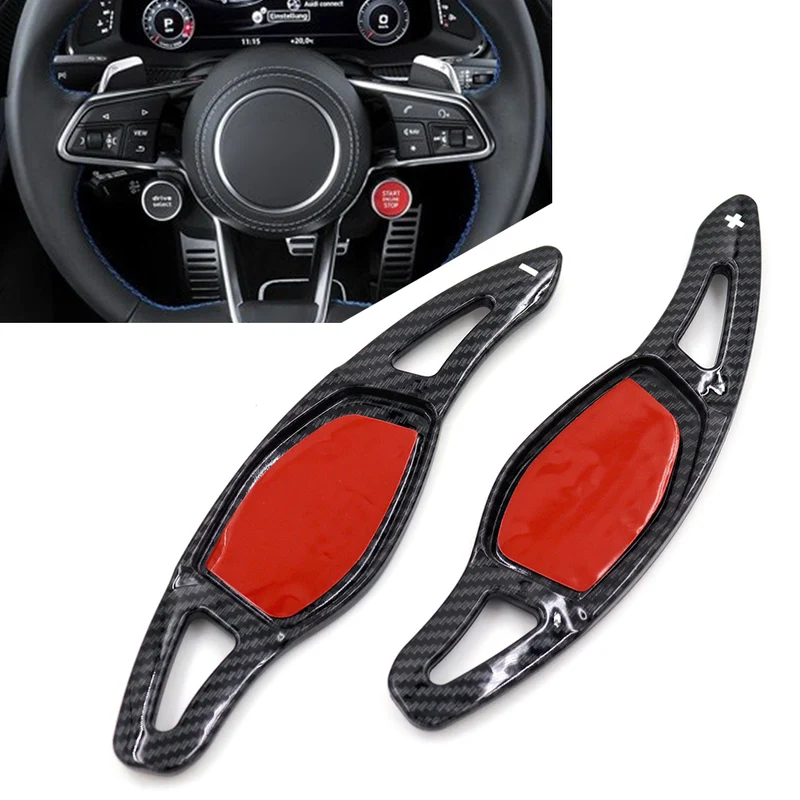 Palette volant Carbone Audi R8 RS3 RS4 RS5 TT RS RS Q3 Q8