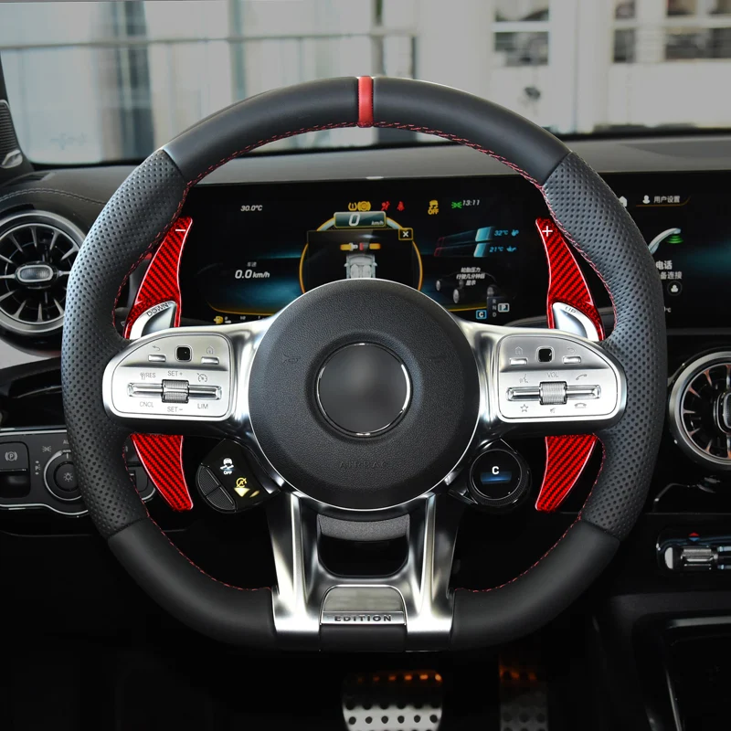 Palette au volant Mercedes Benz Carbone (2014-2019)