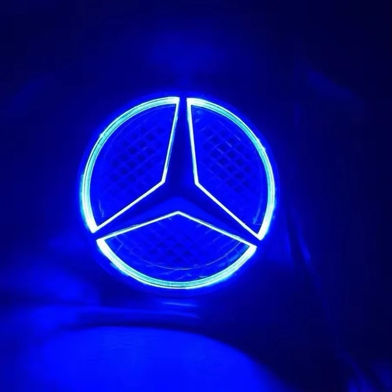 Étoile logo Mercedes lumineux calandre