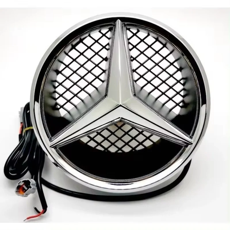 Étoile logo Mercedes lumineux calandre