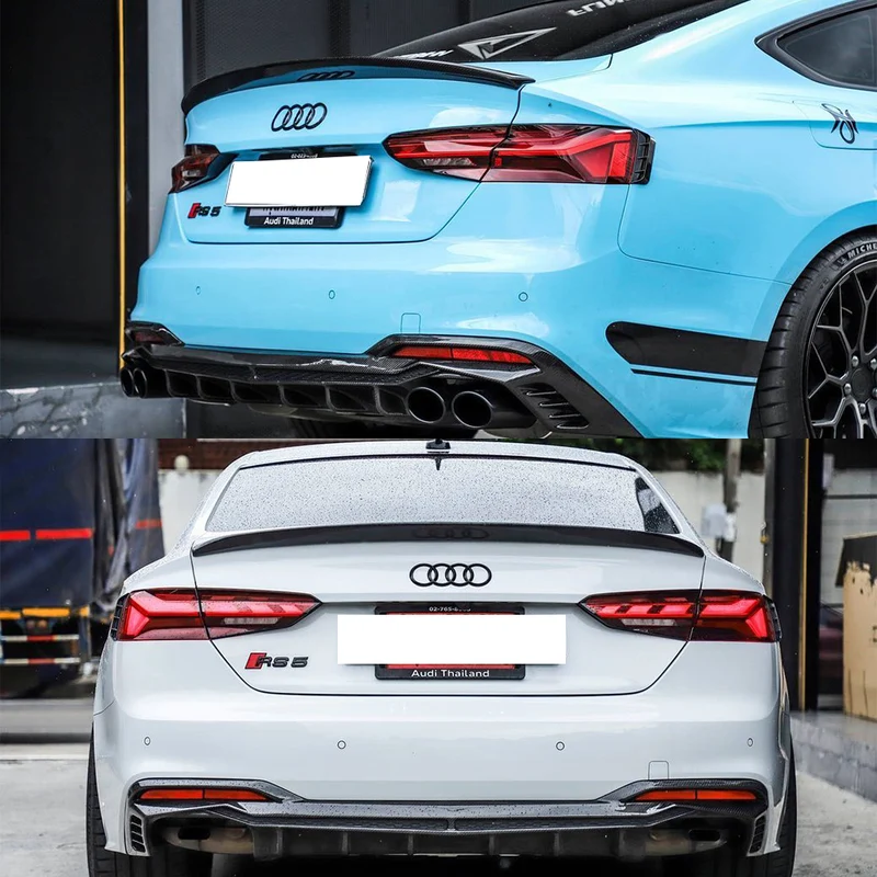 Aileron de coffre Audi A5 S5 RS5 B9 en carbone (2017-2023)