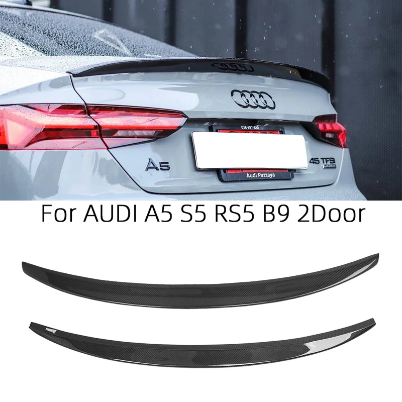 Aileron de coffre Audi A5 S5 RS5 B9 en carbone (2017-2023)