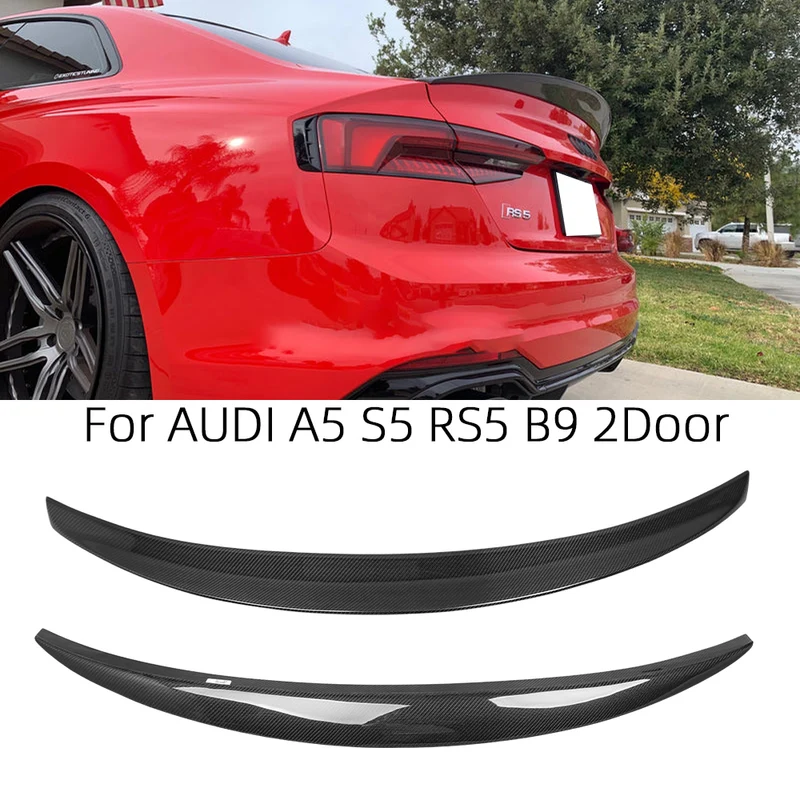 Aileron de coffre Audi A5 S5 RS5 B9 en carbone (2017-2023)