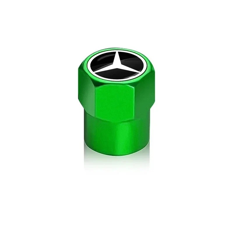 Bouchon Valve Mercedes métal vert