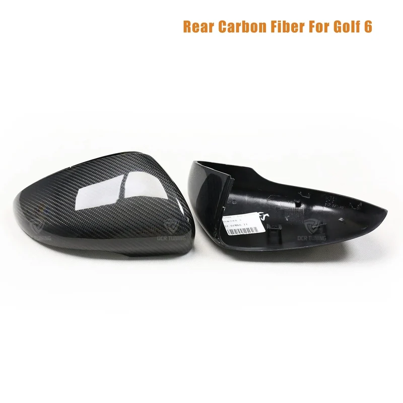 Coque rétroviseur Golf 6 véritable fibre de carbone Volkswagen