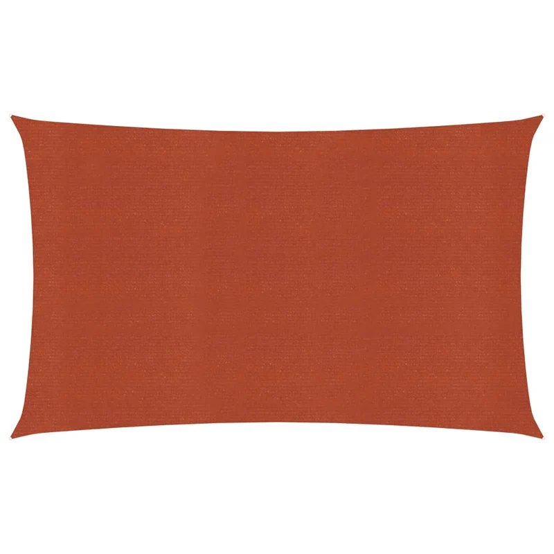 Voile d'ombrage 160 g/m² terre cuite 4 x 7 m PEHD 02_0009355