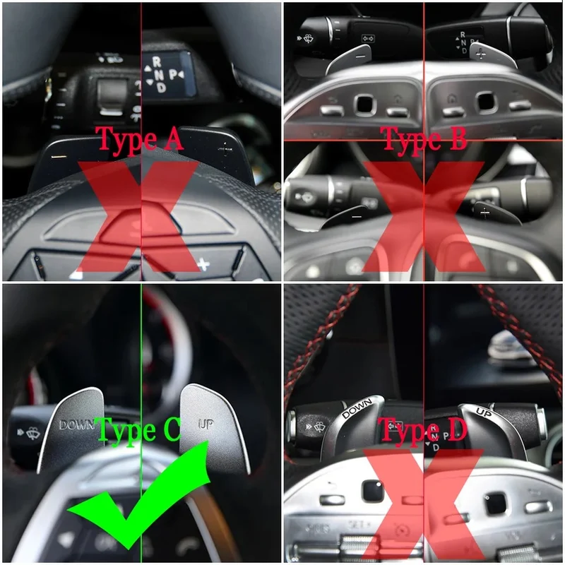 Extension palette au volant Mercedes AMG avant 2014