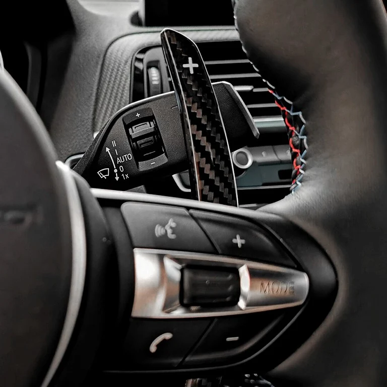 Palette au volant carbone BMW M5 competition - Garantie 1 an