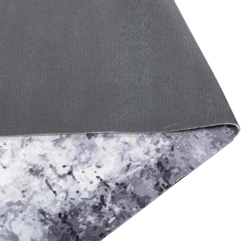 Tapis de cuisine moderne antidérapant absorption rapide 180 x 60 cm en velours gris 02_0058975