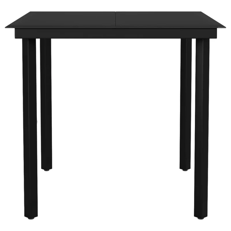 Ensemble de salle à manger de jardin meuble extérieur 5 pièces chêne 02_0013767