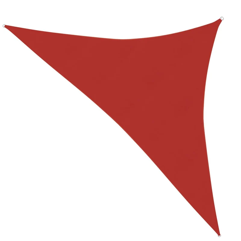 Voile d'ombrage 160 g/m² rouge 3 x 3 x 4,2 m PEHD 02_0009267