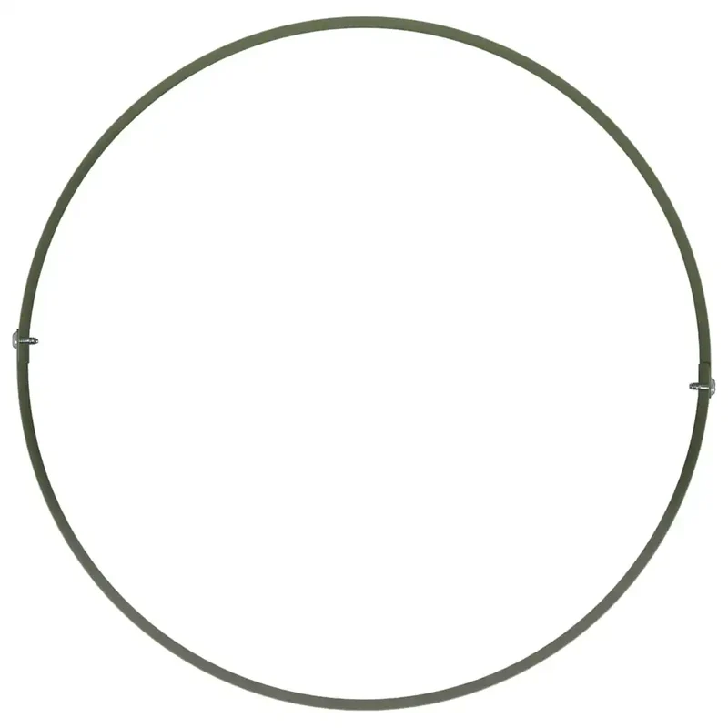 Anneau de jardinière rond extérieur 30 x 30 x 20 cm facile à monter style minimaliste en acier vert olive 02_0052238