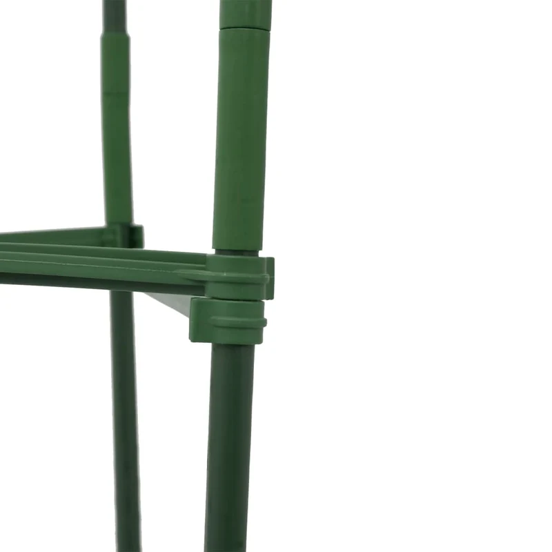 Lot de 8 cages à tomates ajustables 32 x 29 x 154 cm soutien optimal jardin en acier vert 02_0055602