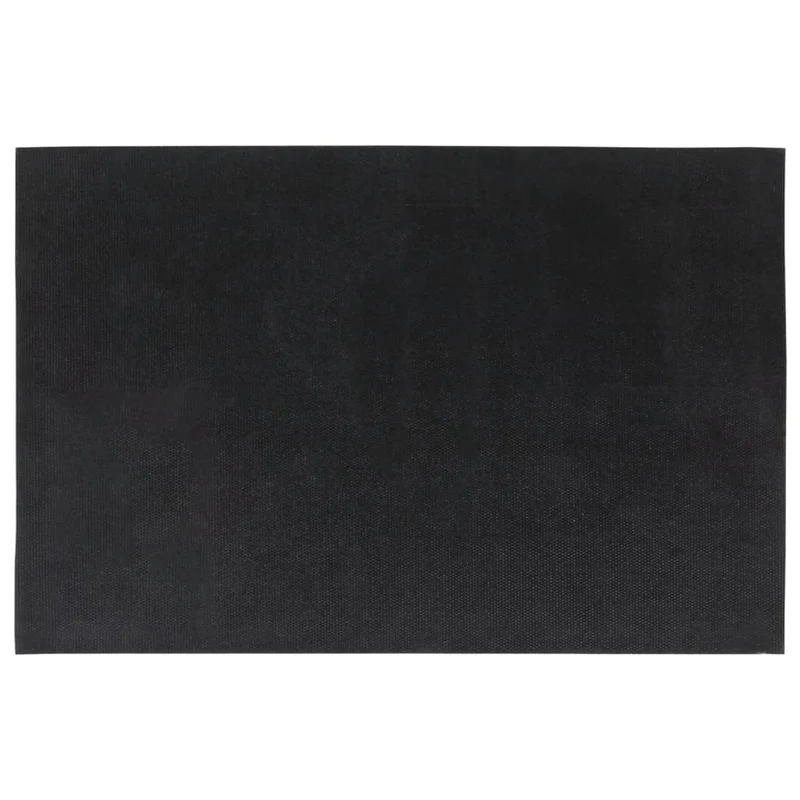 Lot de 5 tapis de porte antidérapants intérieur extérieur 40 x 60 cm en fibre de coco gris foncé 02_0046168