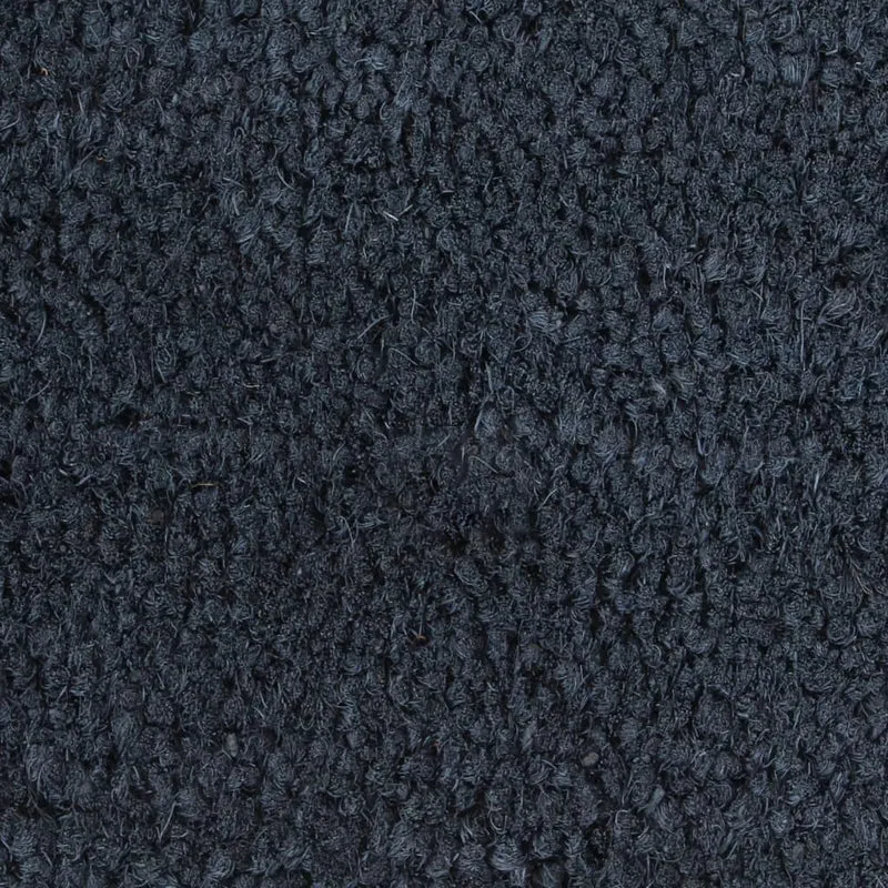 Lot de 5 tapis de porte antidérapants intérieur extérieur 40 x 60 cm en fibre de coco gris foncé 02_0046168