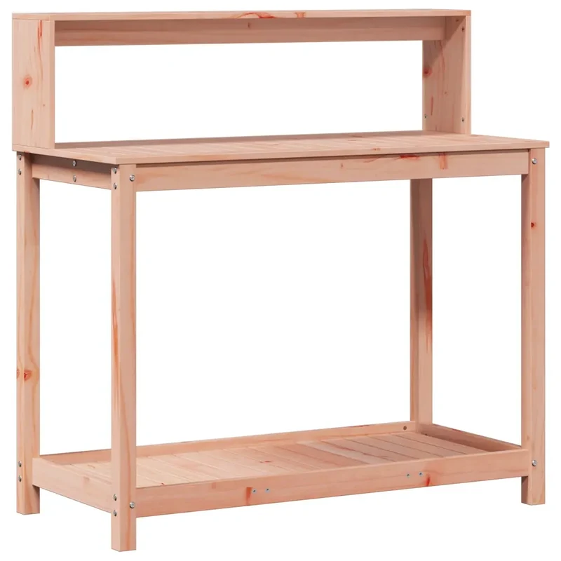 Table de rempotage avec étagères 108 x 50 x 109 cm robuste et ventilée style contemporain en bois massif de douglas 02_0049248