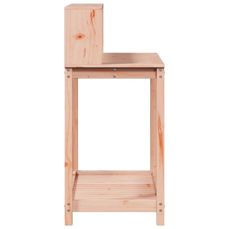 Table de rempotage avec étagères 108 x 50 x 109 cm robuste et ventilée style contemporain en bois massif de douglas 02_0049248