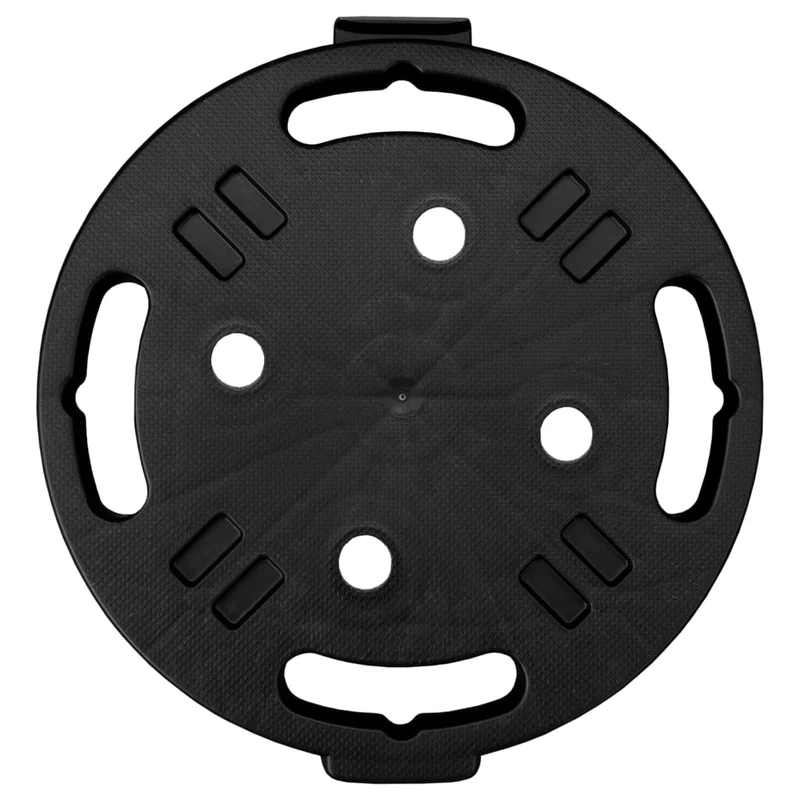 Support sur roulettes pour plantes Diamètre 30 cm 170 kg noir 02_0045190