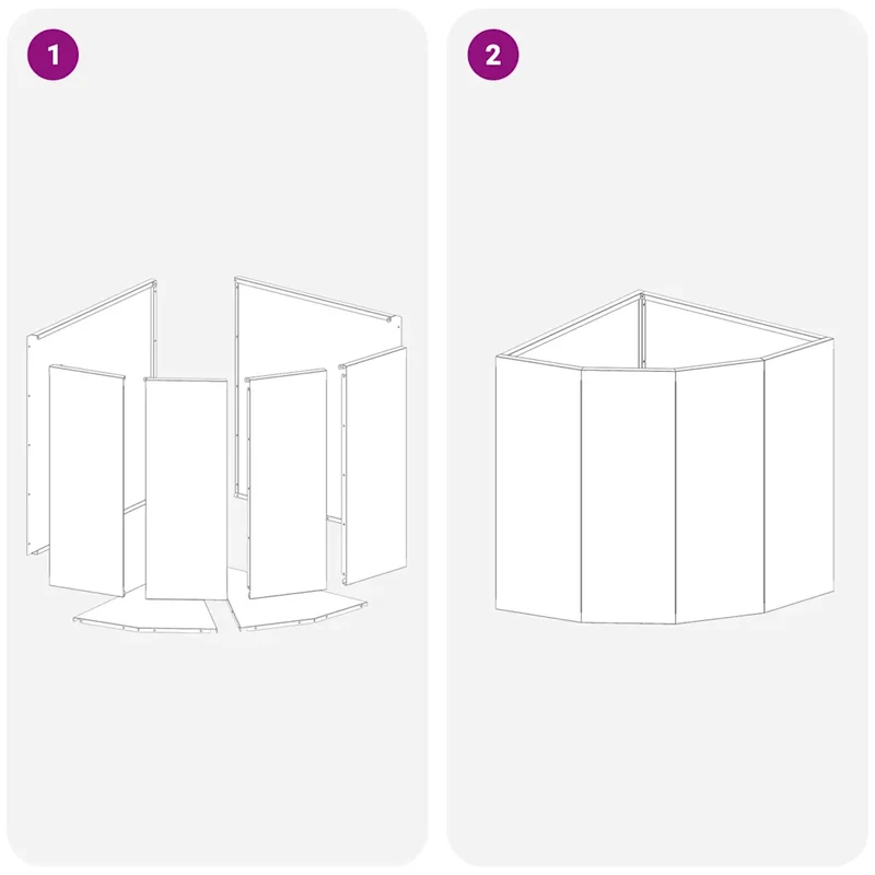Jardinière d'angle moderne adaptée extérieur 45 x 45 x 50 cm en acier blanc 02_0052909