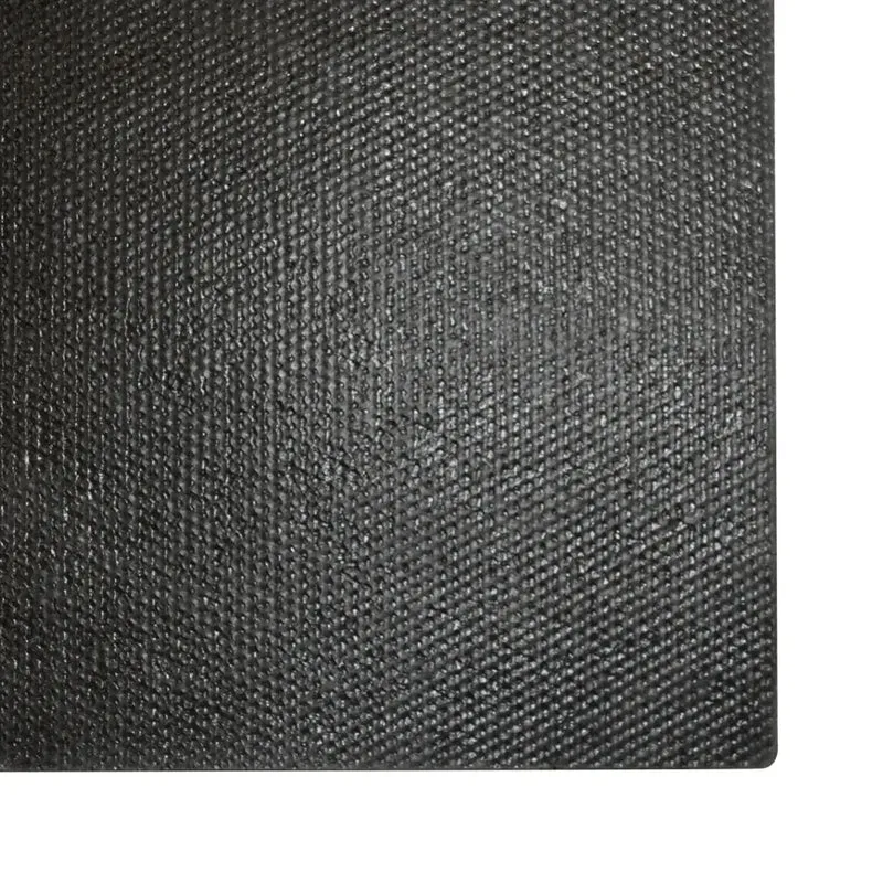 Tapis de porte touffeté antidérapant intérieur extérieur 100 x 300 cm en fibre de coco noir 02_0046167