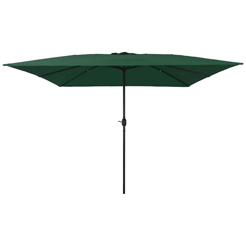 Parasol de jardin pliable moderne 295 x 295 x 245 cm en polyester vert 02_0058796