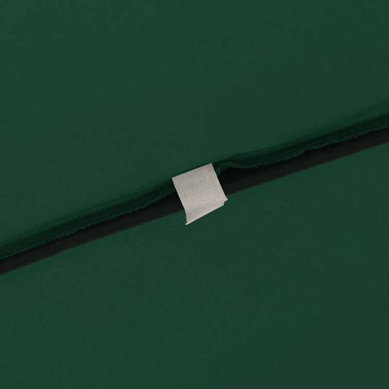Parasol de jardin pliable moderne 295 x 295 x 245 cm en polyester vert 02_0058796