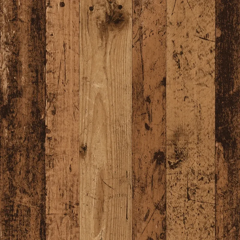 Armoire murale flottante moderne pratique rangement 100 x 16,5 x 30 cm en bois d'ingénierie vieux bois 02_0050593