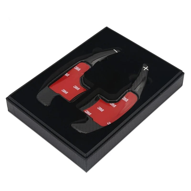 Extension palette au volant carbone Ford mustang