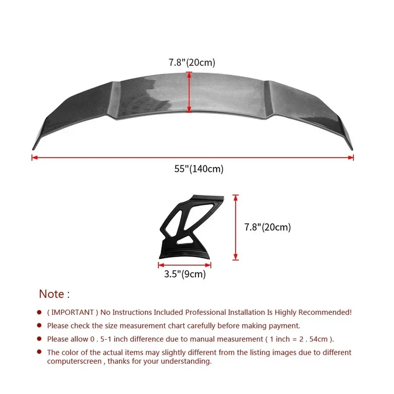 Aileron voiture universel tuning