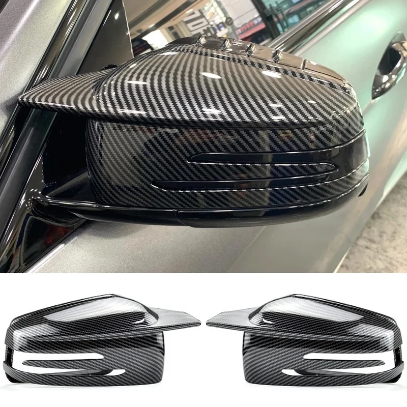 Coque rétroviseur Mercedes Classe A personnalisée carbone
