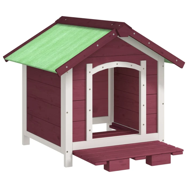 Chenil moka 65 x 65 x 61,5 cm bois de pin solide marron 02_0041915