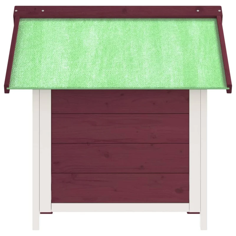 Chenil moka 65 x 65 x 61,5 cm bois de pin solide marron 02_0041915