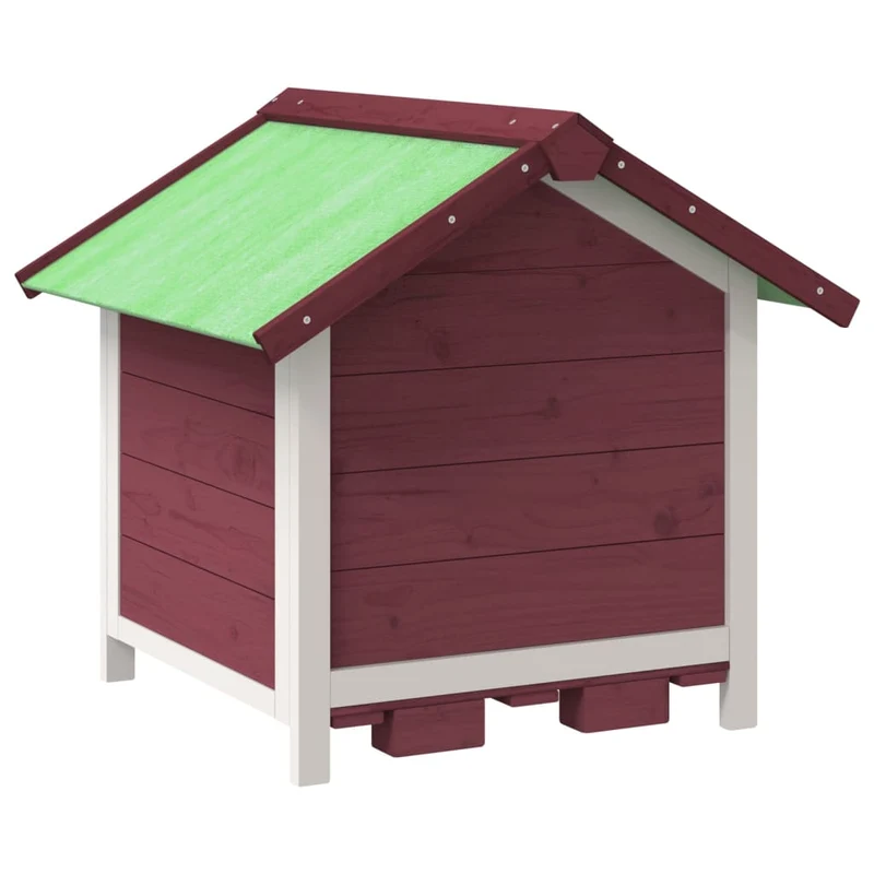 Chenil moka 65 x 65 x 61,5 cm bois de pin solide marron 02_0041915