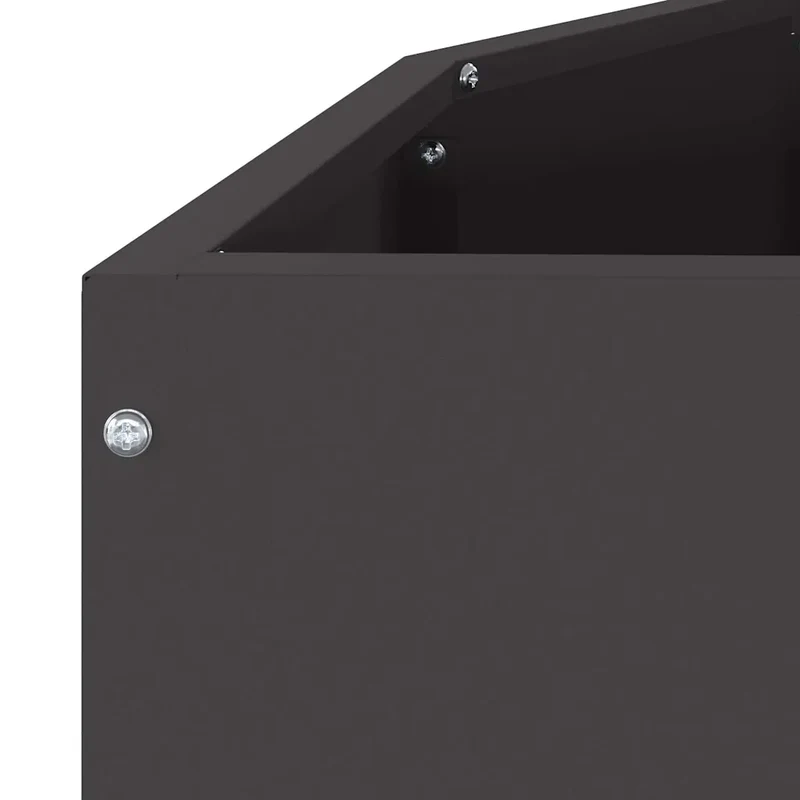 Jardinière demi-ronde moderne extérieur 120 x 60 x 35 cm en acier noir 02_0052922
