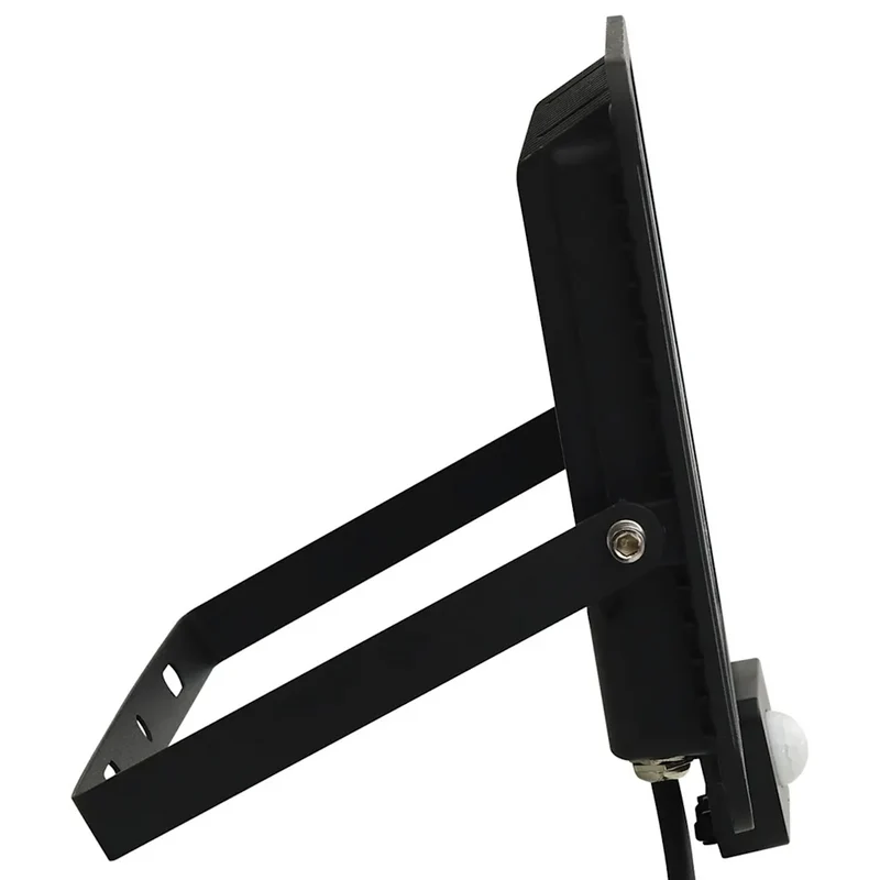 Projecteur à LED avec capteur 23 x 19,5 cm détection 180° extérieur moderne en aluminium noir 02_0046088