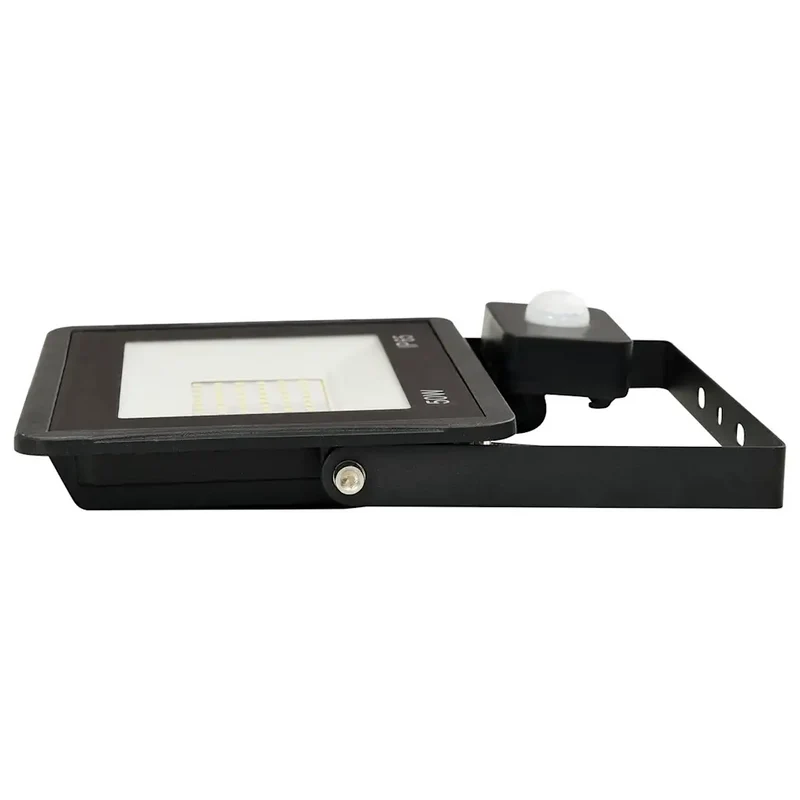 Projecteur à LED avec capteur 23 x 19,5 cm détection 180° extérieur moderne en aluminium noir 02_0046088