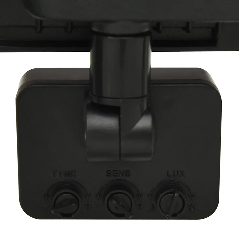 Projecteur à LED avec capteur 23 x 19,5 cm détection 180° extérieur moderne en aluminium noir 02_0046088