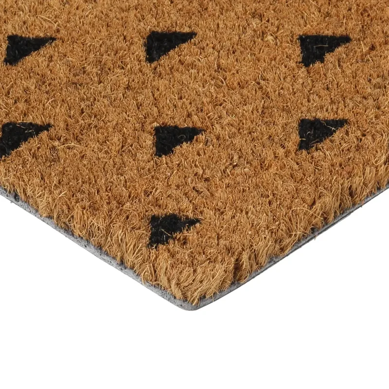 Tapis de porte touffeté extérieur 40 x 60 cm durable antidérapant style naturel en fibre de coco naturel 02_0046186
