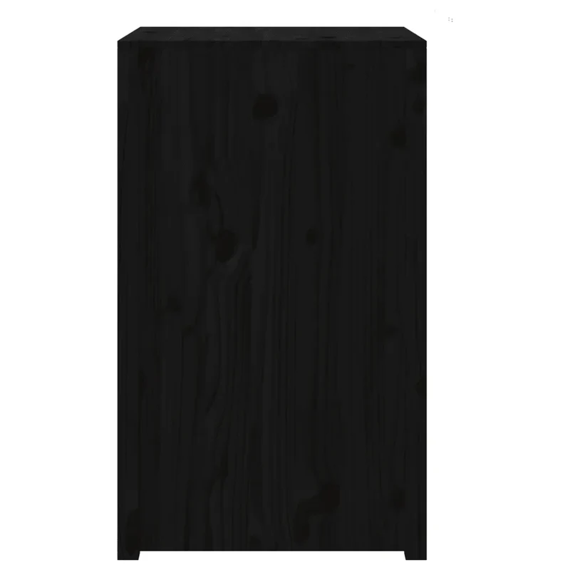 Armoires de cuisine d'extérieur module design rustique jardin rangement 55 x 55 x 92 cm en bois noir 02_0049233