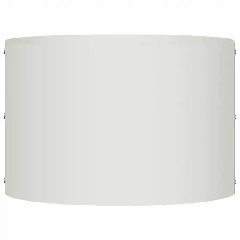 Anneau de jardinière moderne design épuré extérieur 30 x 30 x 20 cm en acier blanc 02_0052234