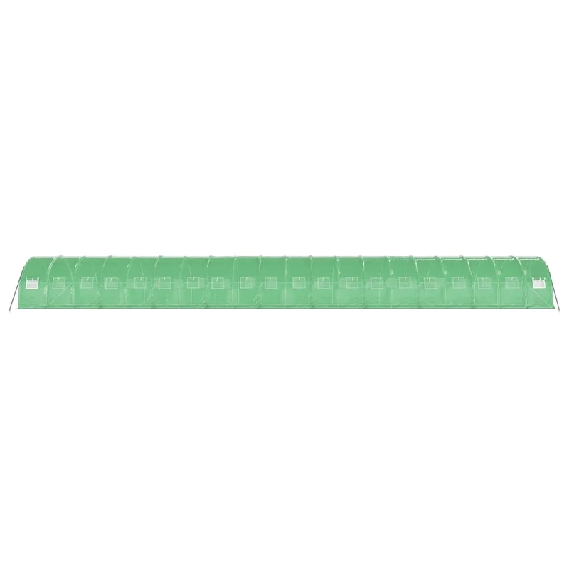 Serre tente abri plante fleur légumes avec cadre en acier 60 m² 20 x 3 x 2 m vert 02_0044616