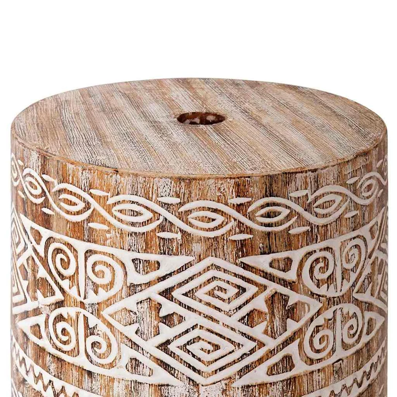 Parasol balinais rond extérieur 215 x 215 x 260 cm grande ombre ambiance chill en coton rouge 02_0055948