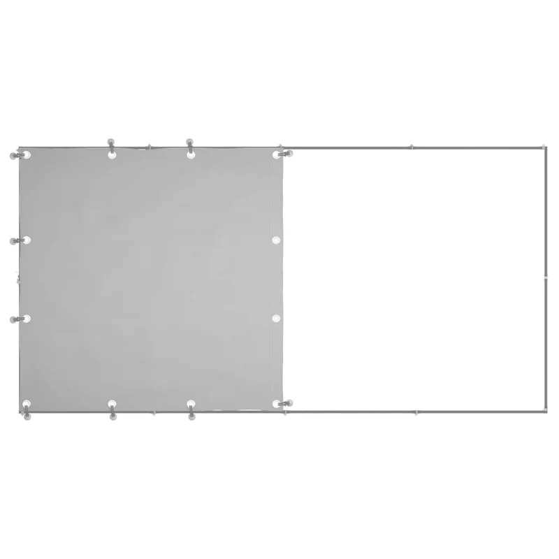 Chenil cage enclos pac animaux Argenté 2,42 m² acier Argent 02_0041727