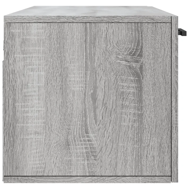 Armoire murale flottante en bois d'ingénierie sonoma gris 100 x 36,5 x 35 cm avec grand espace de rangement style moderne 02_0048897