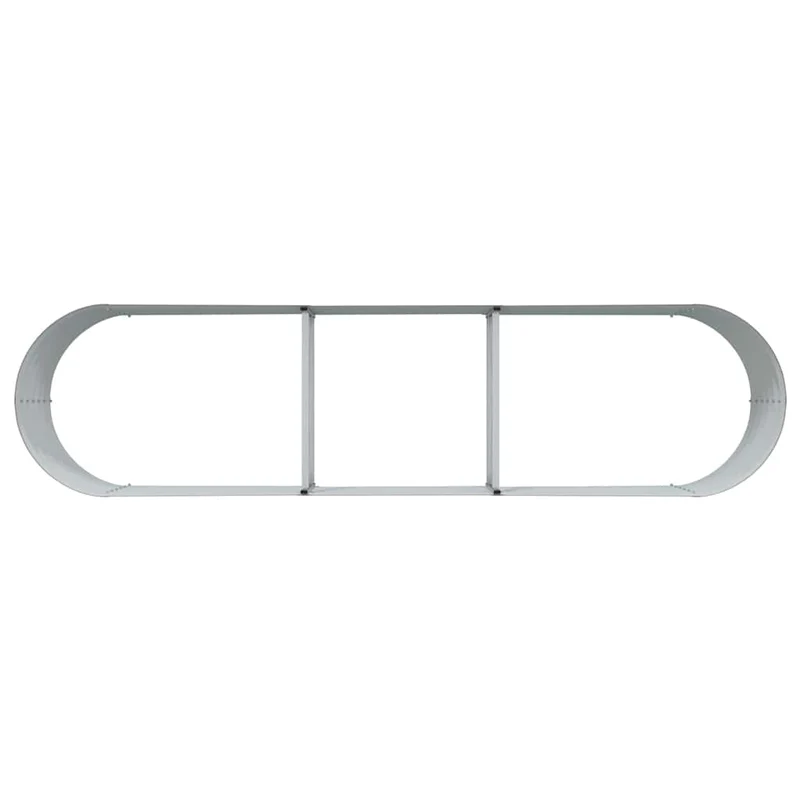 Jardin surélevé moderne extérieur 320 x 80 x 44 cm durable minimaliste en acier marron 02_0058957
