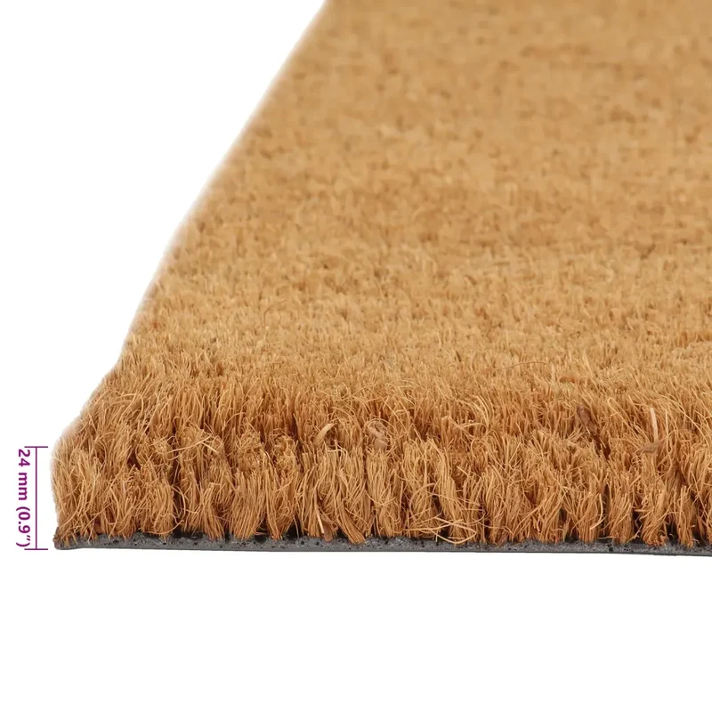 Lot de 5 tapis de porte antidérapants 40 x 60 cm intérieur extérieur durable en fibre de coco naturel 02_0046176