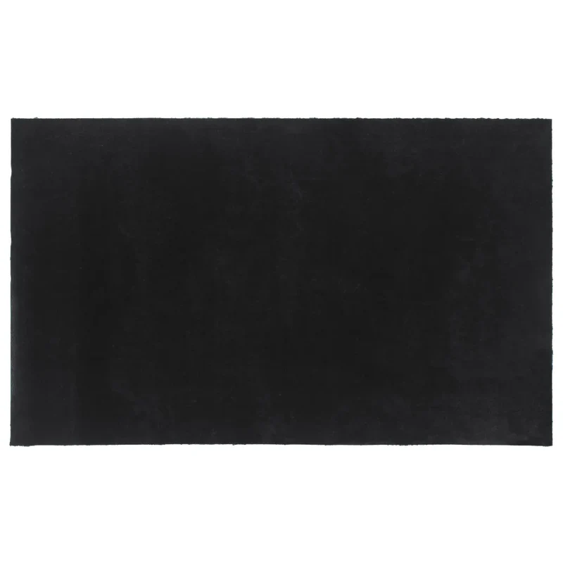 Tapis de porte touffeté intérieur extérieur 90 x 150 cm antidérapant gris foncé en fibre de coco 02_0046173