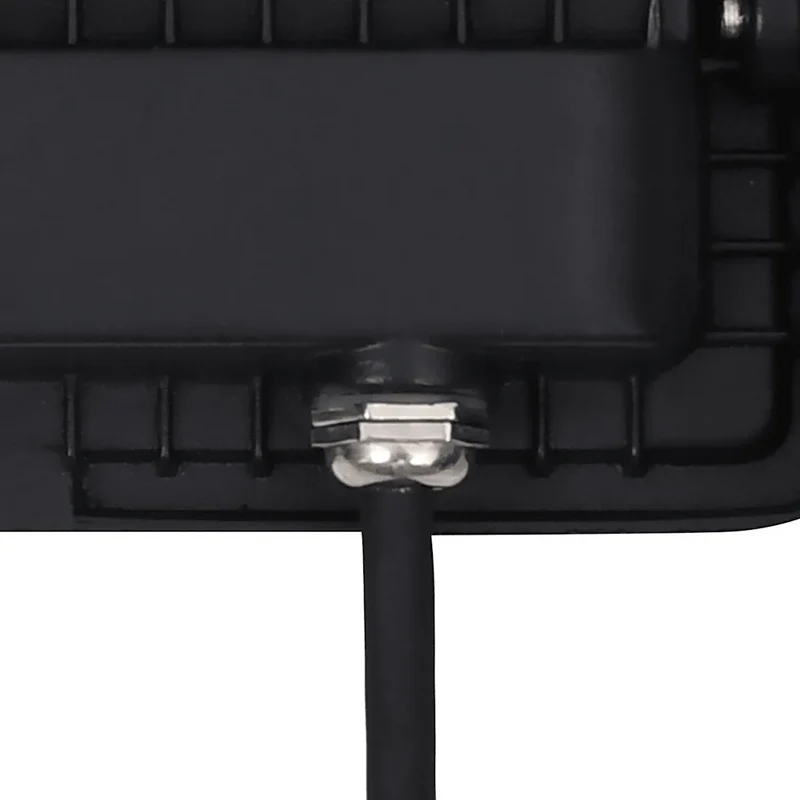 Projecteur à LED portable lumineux puissance 58,5 x 18,5 x 37,5 cm en aluminium noir 02_0046104
