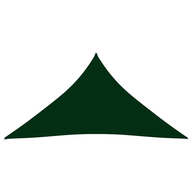 Voile toile d'ombrage parasol tissu oxford triangulaire 4 x 5 x 5 m vert foncé 02_0009896