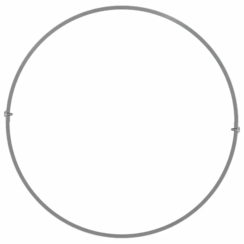 Anneau de jardinière rond moderne extérieur 30 x 30 x 20 cm en acier galvanisé argenté 02_0052242